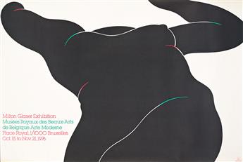 MILTON GLASER (1929-2020). [GRAPHIC DESIGN]. Two posters. 1976-77. Each approximately 36x24 inches, 91½x61 cm.